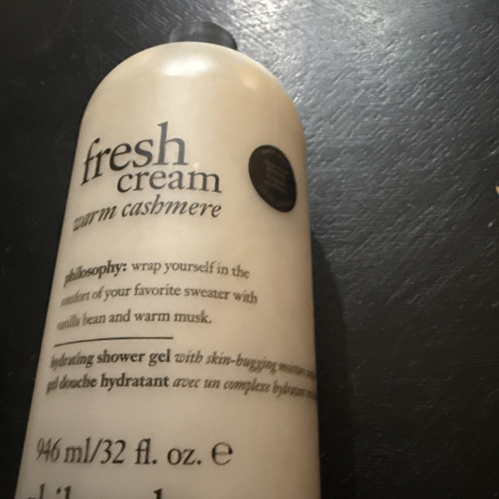 Philosophy Fresh Cream Warm Cashmere Hydrating Shower Gel 32 Oz new - Picture 2 of 3